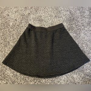 Candies Flowy Dark Gray Skirt